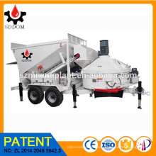 Free Foundation SDDOM Mobile Concrete Batching Plant with CE Concrete Mixing Plant for sale